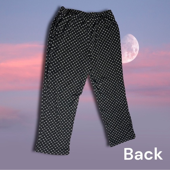 CALVIN Klein CK symbol Men’s Black Pajama Pants Size Large Elastic Waist - Picture 9 of 11